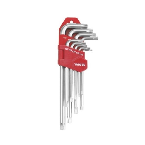 Hosszú Torx kulcs készlet 9 részes T10-T50 CrV YATO