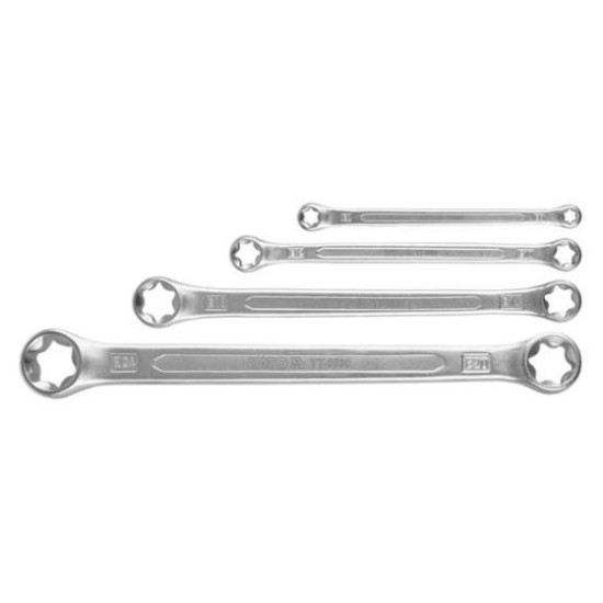 Csillagkulcs készlet 4 részes Torx fejjel E6-E24 CrV YATO