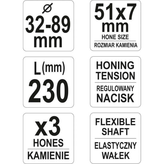 Henger hónoló 32-89 mm YATO