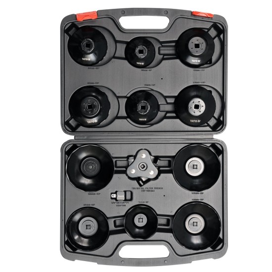 Olajszűrő leszedő készlet 13 részes 3/8" YATO