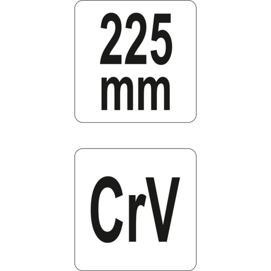 Seeger fogó csőrös külső 225 mm YATO