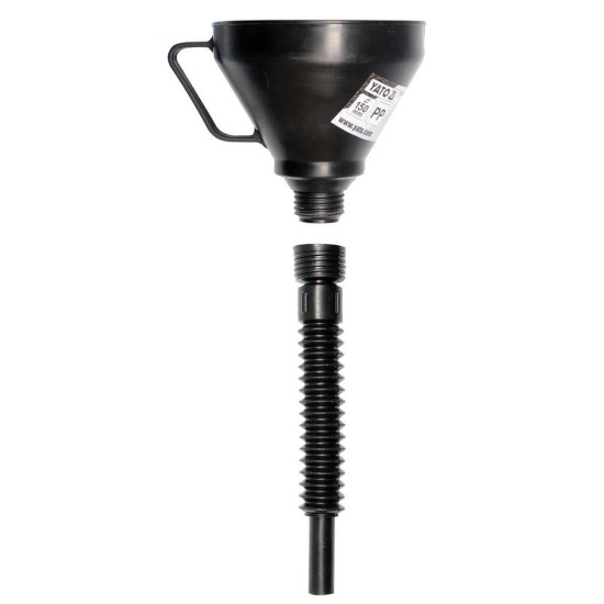 Műanyag tölcsér 150 mm flexibilis csővel YATO