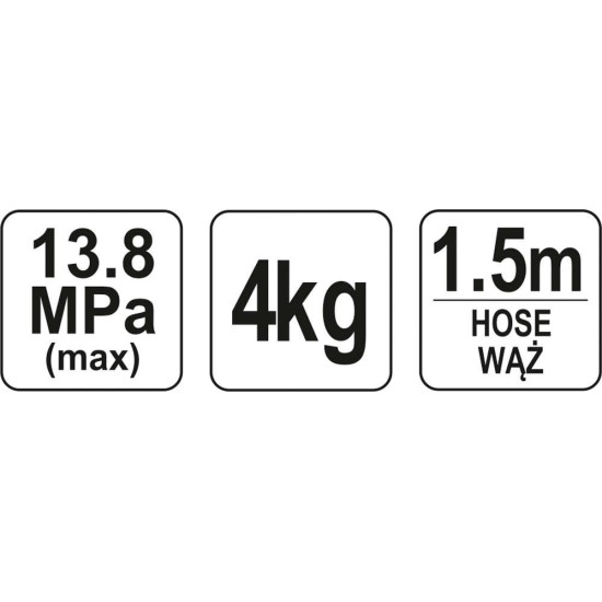 Kézi zsírzó pumpa 4 kg YATO