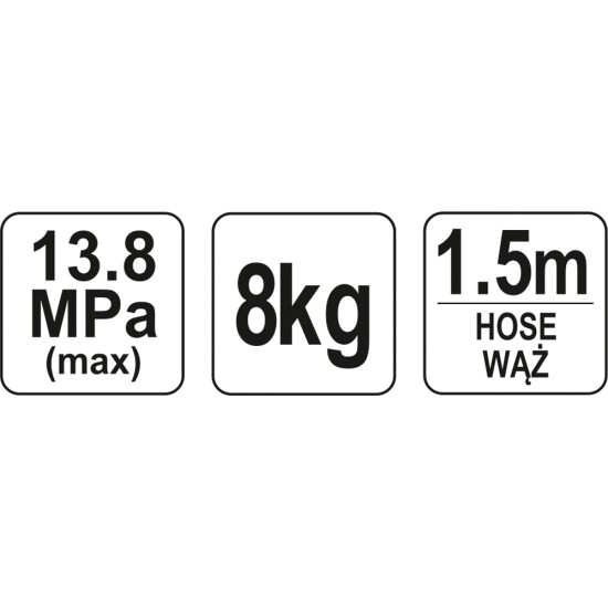 Kézi zsírzó pumpa 8 kg YATO