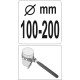 Olajszűrő leszedő szalagos 100-200 mm YATO