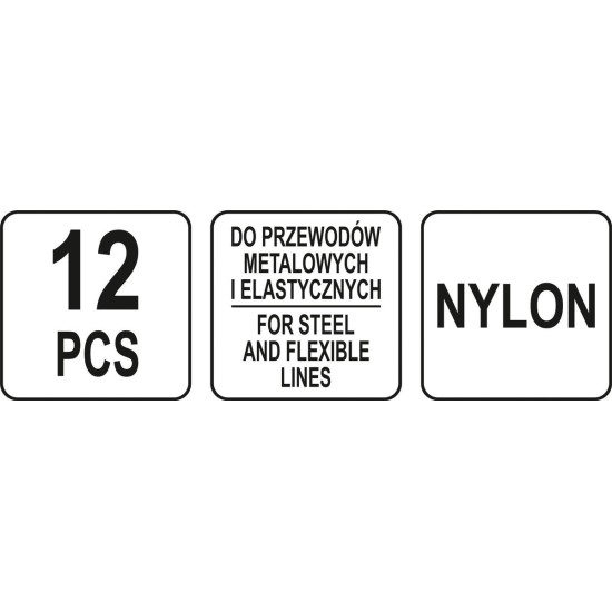 YATO 12 részes üzemanyagrendszer szerelő bilincskészlet YATO 12 részes üzemanyagrendszer szerelő bilincskészlet