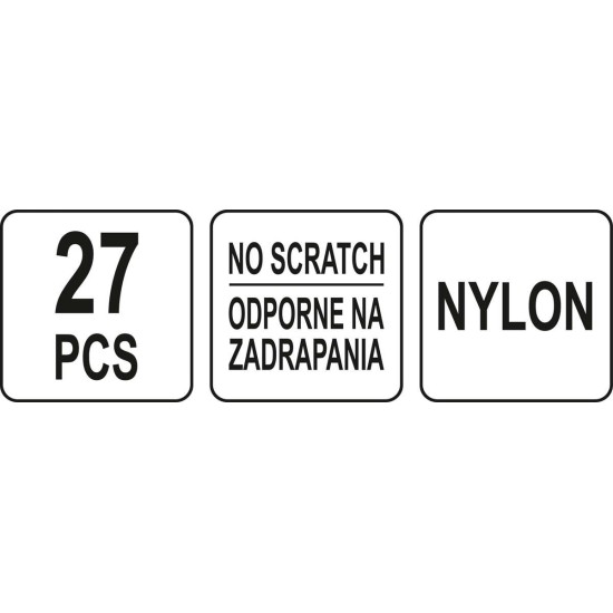Kárpitkiszedő készlet 27 részes YATO Kárpitkiszedő készlet 27 részes YATO