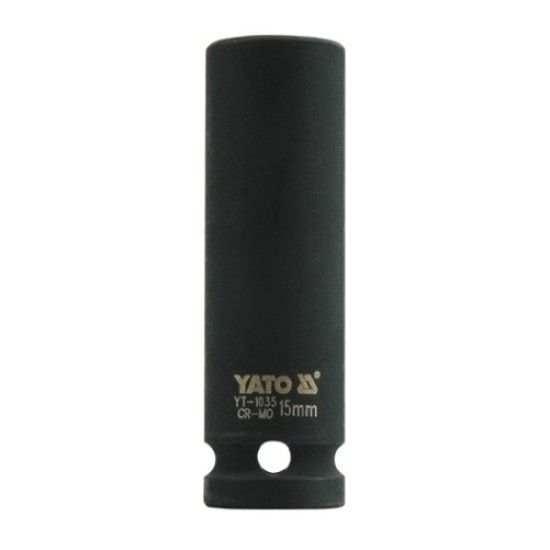 Hosszú gépi dugókulcs 1/2" 15 mm YATO