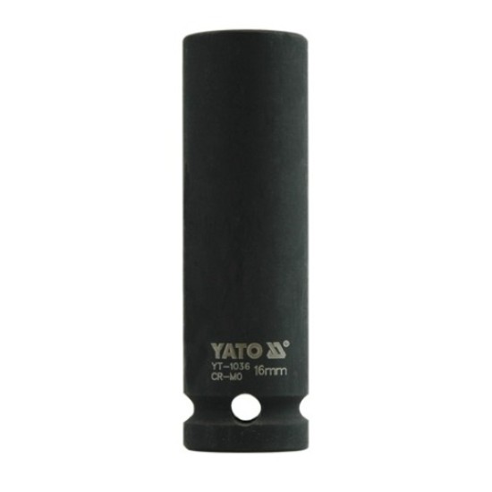 Hosszú gépi dugókulcs 1/2" 16 mm YATO