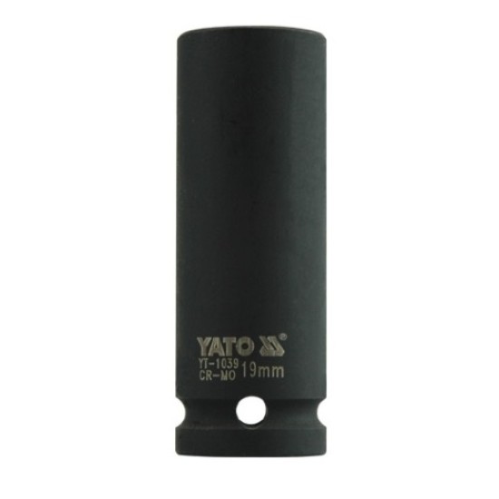 Hosszú gépi dugókulcs 1/2" 19 mm YATO