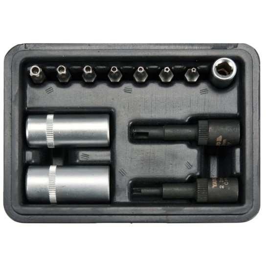 YATO 12 részes autóklíma szerelő készlet 1/4"