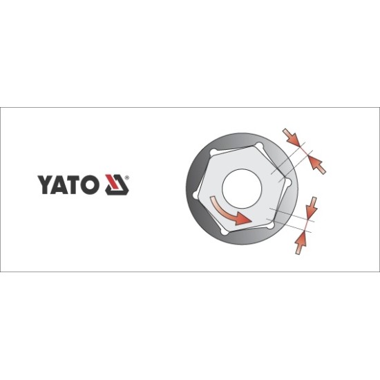 Dugókulcs 1/2" 11 mm YATO
