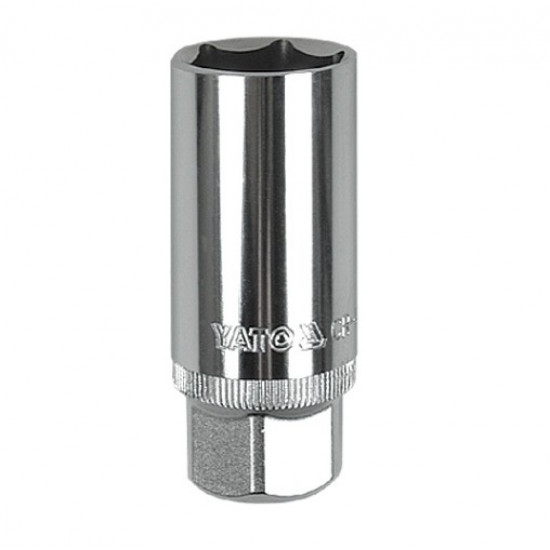 Gyertyakulcs 1/2" 21 mm / 64 mm CrV YATO