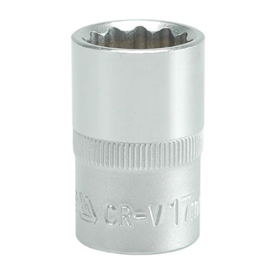 Dugókulcs 1/2" 17 mm 12 szögletű YATO