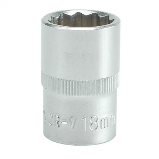 Dugókulcs 1/2" 18 mm 12 szögletű YATO