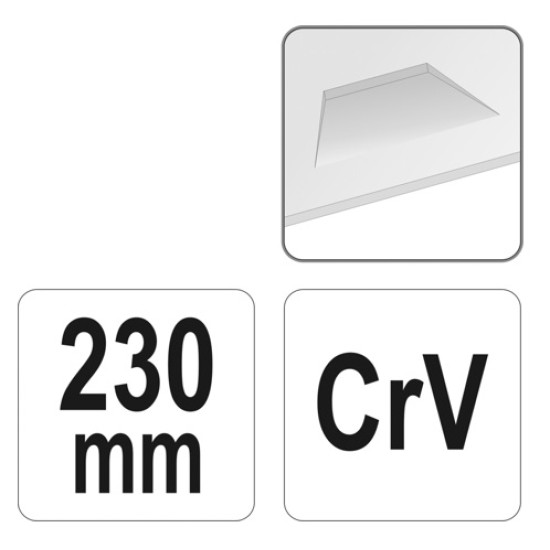 Lemezperemező fogó 230 mm CrV YATO
