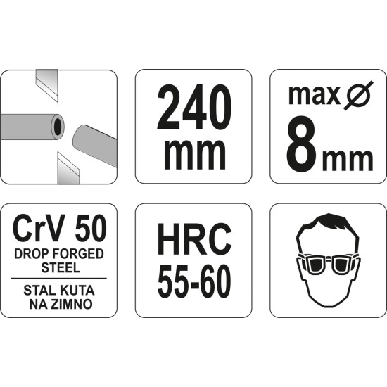 Kábelvágó 240 mm YATO