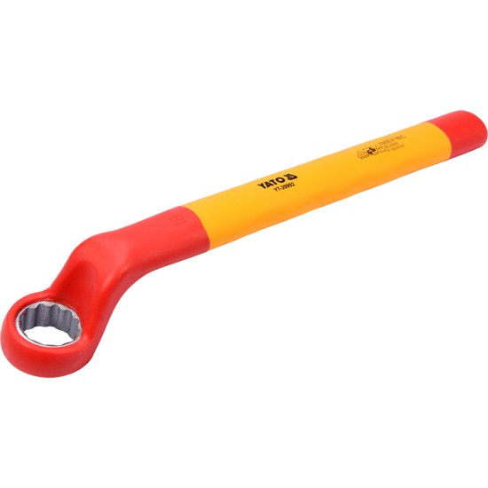 Hajlított csillagkulcs 18 mm / 230 mm 1000 V-ig szigetelt CrV YATO