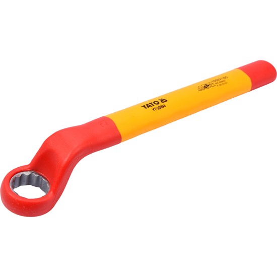 Hajlított csillagkulcs 21 mm / 245 mm 1000 V-ig szigetelt CrV YATO