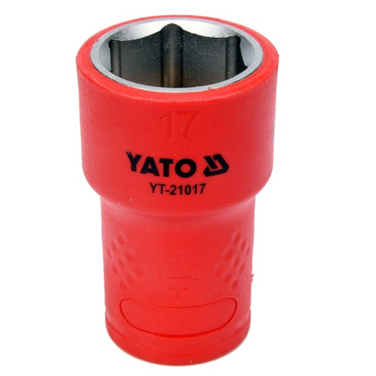 Dugókulcs 3/8" 17 mm 1000 V-ig szigetelt YATO