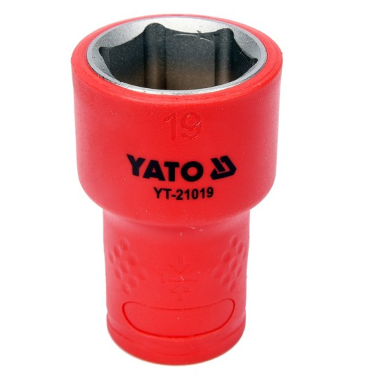 Dugókulcs 3/8" 19 mm 1000 V-ig szigetelt YATO