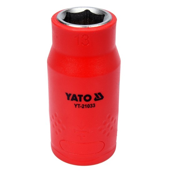 Dugókulcs 1/2" 13 mm 1000 V-ig szigetelt YATO