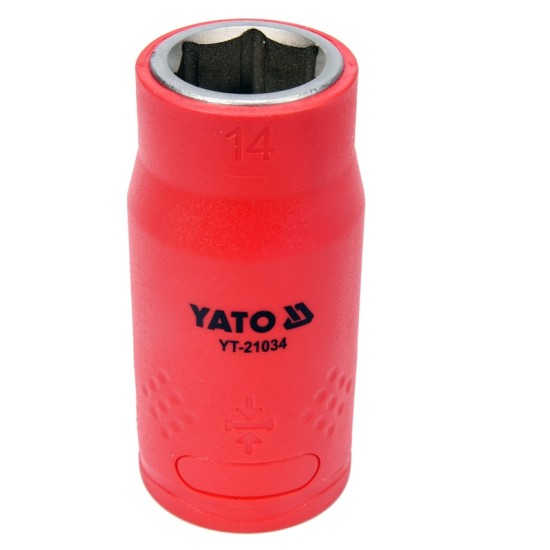 Dugókulcs 1/2" 14 mm 1000 V-ig szigetelt YATO
