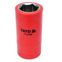 Dugókulcs 1/2" 16 mm 1000 V-ig szigetelt YATO