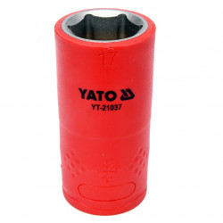 Dugókulcs 1/2" 17 mm 1000 V-ig szigetelt YATO