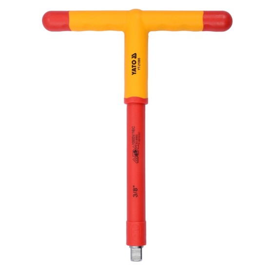 T-alakú hajtókar 3/8" 1000 V-ig szigetelt CrV YATO