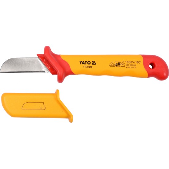 Kábelvágó kés 50 x 180 mm 1000 V-ig szigetelt YATO