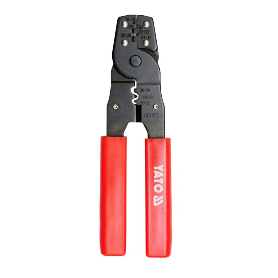 Krimpelő fogó 180 mm/0,08-6 mm YATO