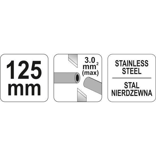 Kábelvágó fogó 125 mm RM YATO