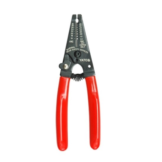 YATO Blankoló fogó ø 0,25-1,3 mm2/160 mm YATO Blankoló fogó ø 0,25-1,3 mm2/160 mm