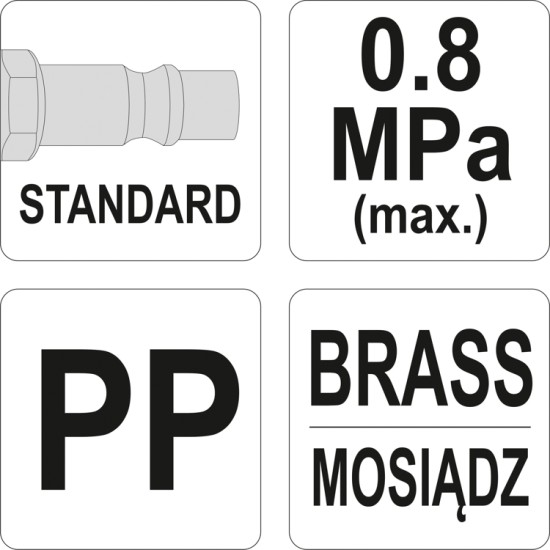 Lefúvató pisztoly hosszú szárral 110 mm YATO