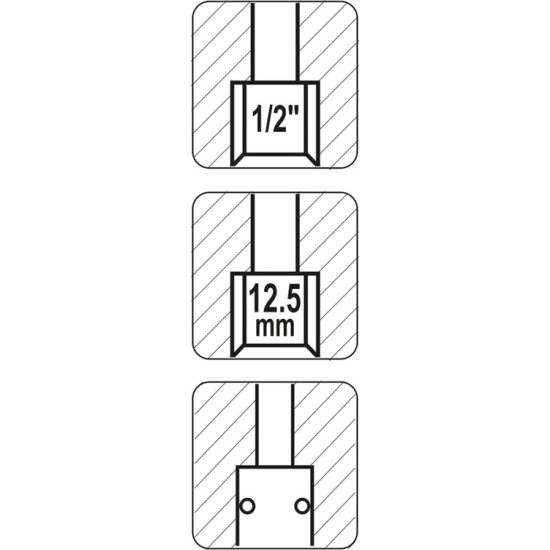 Pneumatikus gyorscsatlakozó 1/2" YATO