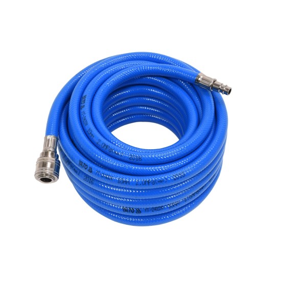 Pneumatikus tömlő gyorscsatlakozóval 10 mm x 10 m, 2,0 MPa YATO