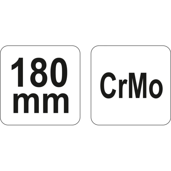 Ívelt önzáró fogó 180 mm CrMo YATO