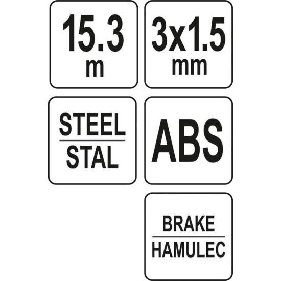 Kábelbehúzó szalag 15,3 m fém YATO