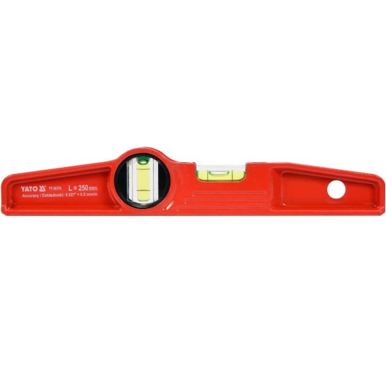 Trapéz vízmérték 2 libella 250 mm YATO