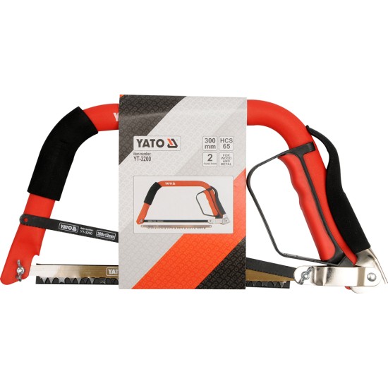 Keretes fűrész kombi 300 mm YATO