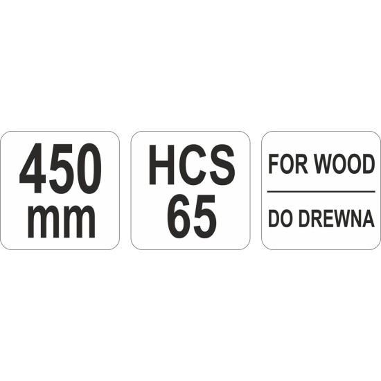 Keretes fűrész 450 mm YATO