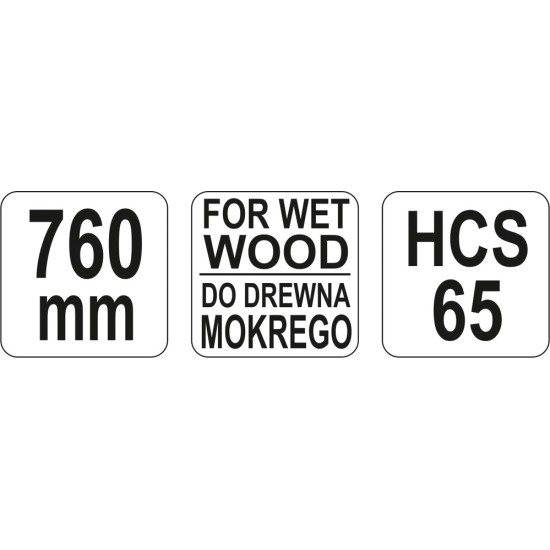 Fűrészlap nedves fára 760 mm YATO