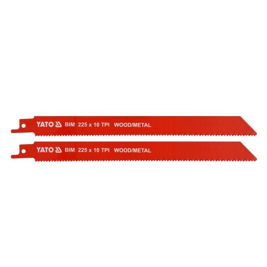 YATO fa és fémvágó fűrészlap 225mm 10TPI
