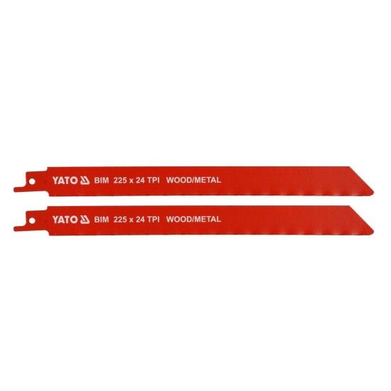 YATO fa és fémvágó fűrészlap 225mm 24TPI