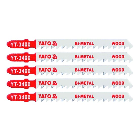 YATO bimetál fafűrészlap 100mm, 6 TPI, 5db