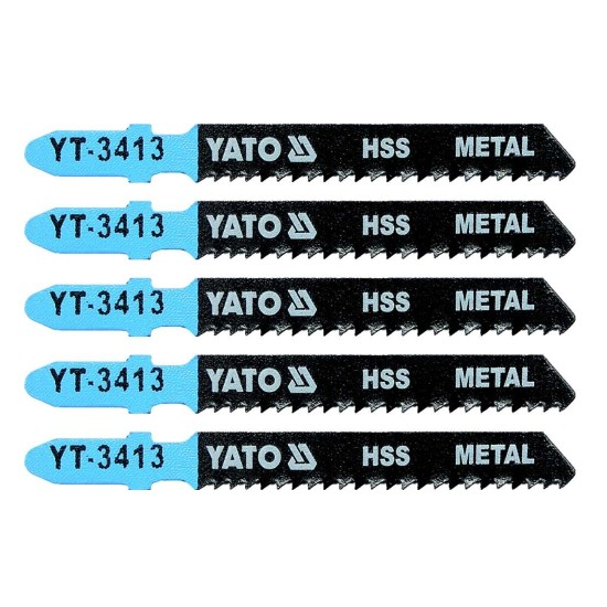 YATO bimetál fémfűrészlap 75mm, 12 TPI, 5db