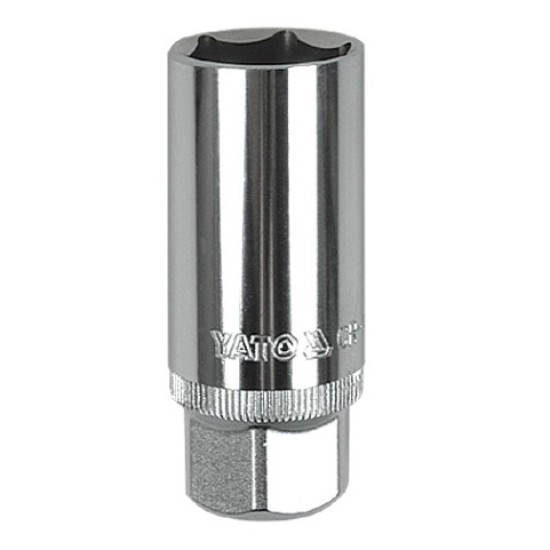 Gyertyakulcs 3/8" 16 mm / 64 mm CrV YATO