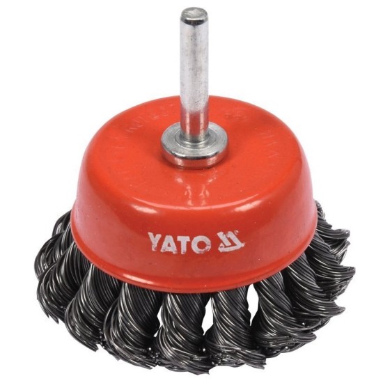 Csapos fazékkefe 65 mm sodrott YATO