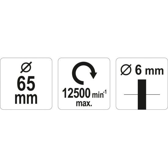 Csapos fazékkefe 65 mm sodrott YATO